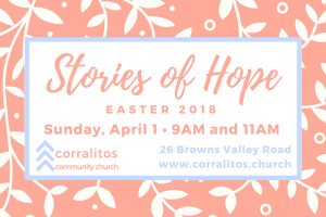 April 1, 2018 – Easter Stories of Hope